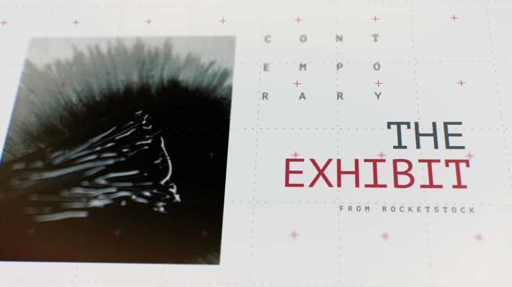 پروژه افترافکت تیتراژ تایپوگرافی The Exhibit