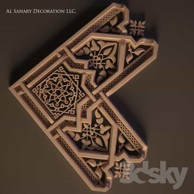 مدل سه بعدی گچبری - 11