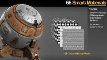 دانلود اسمارت متریال صنعتی برای Substance Painter