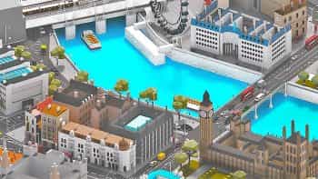 دانلود مدل سه بعدی شهر لندن Low Poly London City