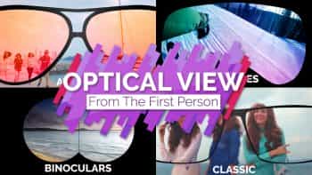 پریست آماده نمای پشت عینک برای پریمیر – Optical View