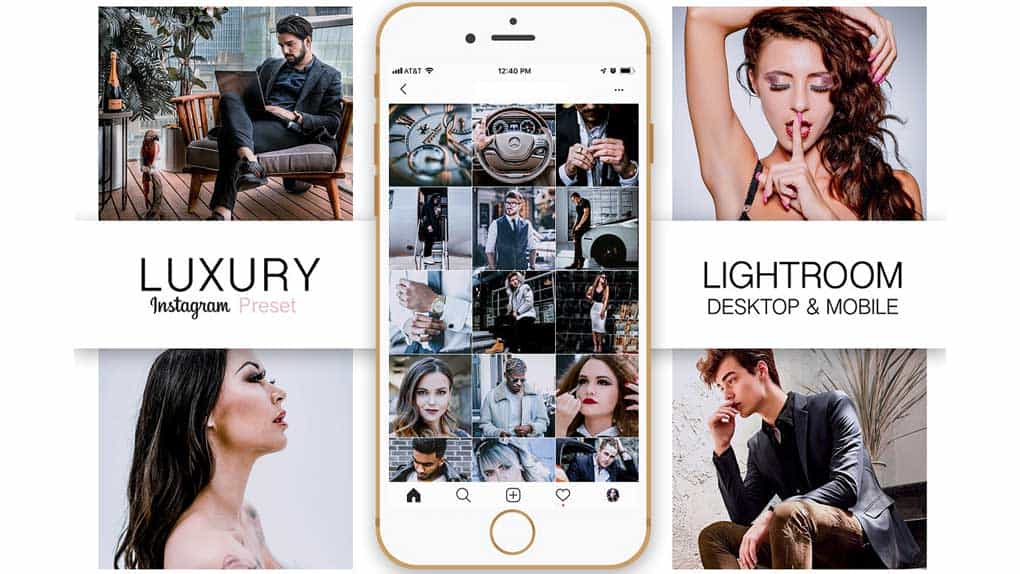 پریست لایت روم و فتوشاپ برای اینستاگرام – Luxury Instagram Blogger Preset