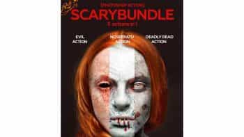 اکشن ترسناک برای فتوشاپ – Scary Bundle Photoshop Action