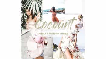 پریست تم روشن برای لایت روم موبایل – Mobile And Desktop Lightroom Presets Coconut