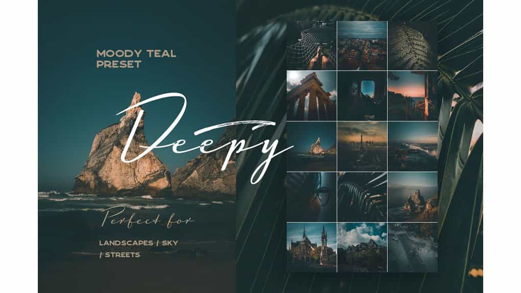 دانلود پریست تم تیره لایت روم – Deepy Moody Teal Lightroom Preset