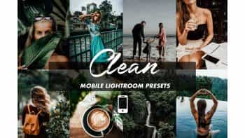 پریست لایت روم برای موبایل – Mobile Lightroom Preset CLEAN