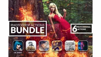 مجموعه اکشن ساخت تصاویر هنری فتوشاپ – PRO Photoshop Actions Bundle