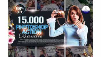 مجموعه 1500 اکشن فتوشاپ – Photoshop Actions Bundle