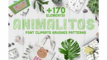 دانلود وکتور حیوانات Animalitos BUNDLE