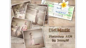 دانلود اکشن ساخت تصاویر قدیمی OldMatic Action for Photoshop