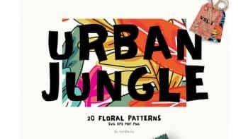 دانلود پترن جنگل Urban Jungle Pattern Vol.1