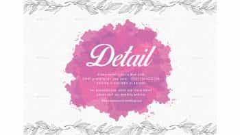 دانلود فایل لایه باز کارت دعوت عروسی Wedding Invitation