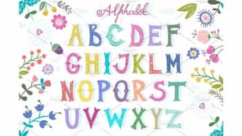 دانلود وکتور حروف الفبا انگلیسی Alphabet