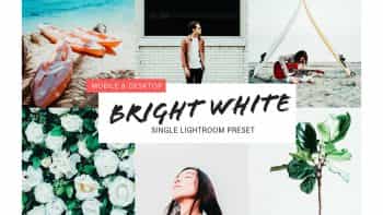 پریست تم سفید و روشن برای لایت روم – Bright White Lightroom Preset