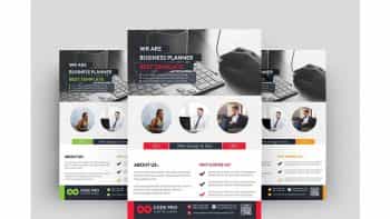 دانلود فایل لایه باز آگهی تبلیغاتی Flyers