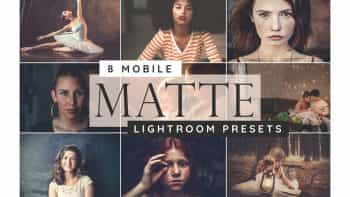 پریست لایت روم برای موبایل – Matte Lightroom Mobile Presets