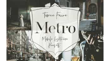 دانلود پریست لایت روم برای موبایل – Metro – Mobile Lightroom Presets