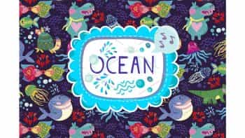 دانلود وکتور آبزیان Ocean