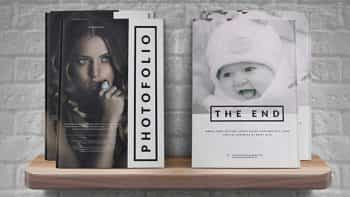 دانلود قالب آماده ایندیزاین مجله A4 Photofolio template