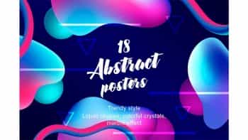دانلود وکتور پوستر انتزاعی Abstract Posters