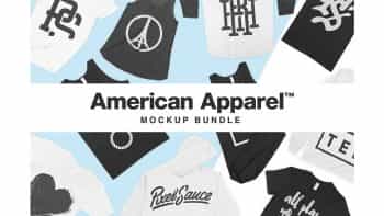 دانلود موکاپ لباس American Apparel Mockup Bundle