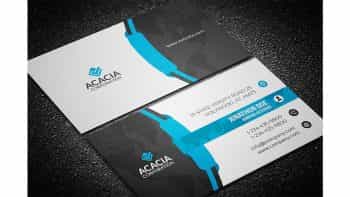 دانلود فایل لایه باز کارت ویزیت Business Card 6