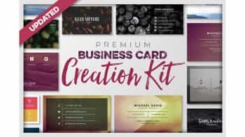 دانلود جعبه ابزار طراحی کارت ویزیت Business Card Creation Kit