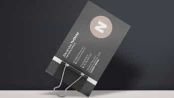 دانلود موکاپ کارت ویزیت Business Card Mock-Up 5