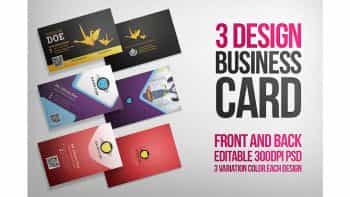 دانلود فایل لایه باز کارت ویزیت Business Card Psd Template