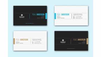 دانلود طرح لایه باز کارت ویزیت Business Card