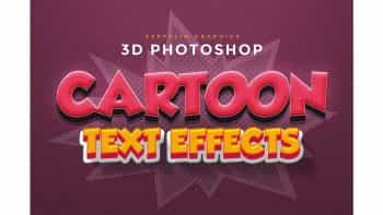 دانلود استایل کمیک بوک Cartoon Text Effects
