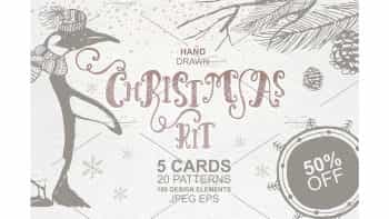 دانلود وکتور کریسمس Christmas KIT Vol.2 Vector