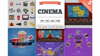 دانلود آیکون فیلم و سینما Cinema and Movie Themes