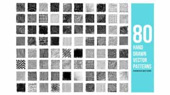 دانلود پترن با طراحی دستی Drawn Vector Patterns