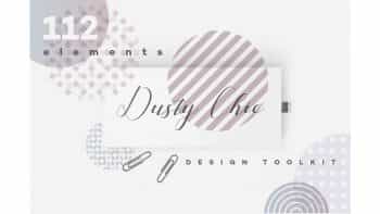 دانلود پترن هندسی Dusty Chic Design Toolkit