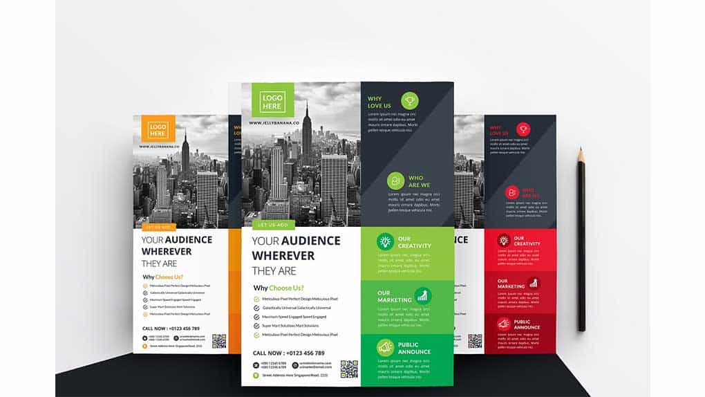 دانلود فایل لایه باز آگهی تبلیغاتی Flyers Vol.3
