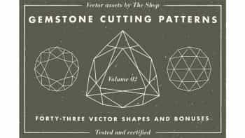 دانلود پترن با طرح سنگ قیمتی Gemstone cutting pattern volume 02