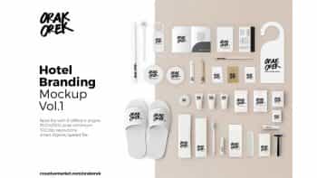 دانلود موکاپ لوازم بهداشتی Hotel Amenity / Branding Vol.1