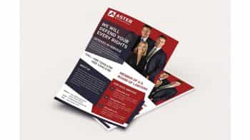 دانلود وکتور آگهی وکالت Lawyer Firm Flyer