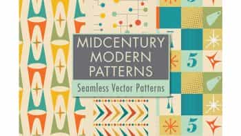 دانلود پترن مدرن Mid-Century Modern Patterns Vol 5