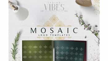 دانلود فایل لایه باز لوگو موزاییکی Mosaic Logos