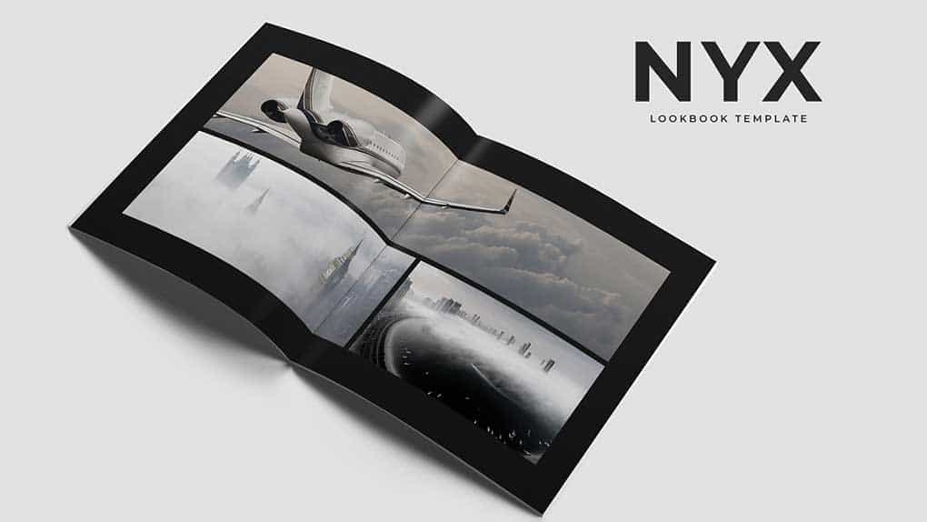 دانلود قالب آماده ایندیزاین کتاب راهنما Nyx Lookbook Template