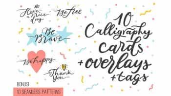 دانلود پترن برچسب و کارت تبریک Overlays, cards and tags