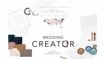 دانلود موکاپ و ابزار طراحی کارت دعوت عروسی WEDDING – SUPER CREATOR