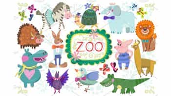 دانلود وکتور باغ وحش Zoo