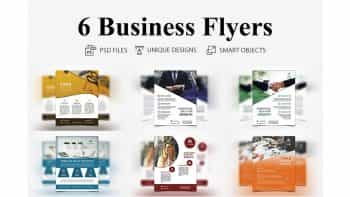 دانلود فایل لایه باز آگهی تجاری Business Flyers