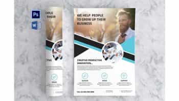 دانلود فایل لایه باز آگهی تجاری Clean Business Flyer