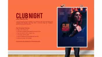 دانلود فایل لایه باز پوستر کلاب شبانه Club Night Party Flyer