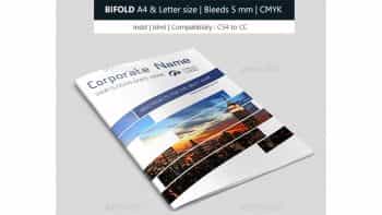 دانلود قالب آماده ایندیزاین بروشور شرکتی Corporate Bifold
