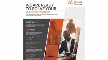 دانلود فایل لایه باز تراکت شرکتی Corporate Flyer